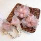 (Pink) pink gauze bow