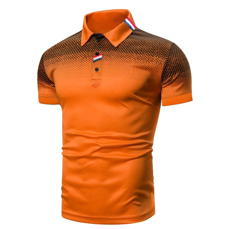2023 cross-border foreign trade new fashion men's summer polo shirt advertising campaign overalls short sleeve T-shirt men's clothing