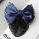Two sections of thick stripes-blue-fine mesh