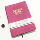 A4 purple PU leather soft sketchbook-S003