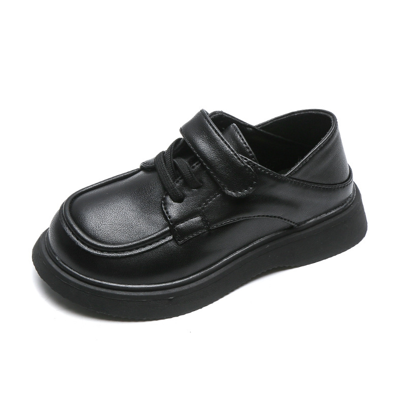 Children's small leather shoes 2022 spring new British style loafers lace-up Japanese student shoes jk single shoes for girls