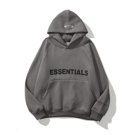 FEAR OF GOD double-line ESSENTIALS new fleece-lined sweater trendy brand letter men's and women's hoodie F