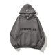FEAR OF GOD double-line ESSENTIALS new fleece-lined sweater trendy brand letter men's and women's hoodie F