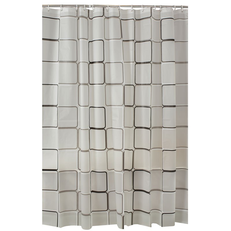Black Square Shower Curtain Waterproof Thickened Modern Simple Partition Curtain Blackout Shower Curtain Cloth Bathroom Bath Curtain
