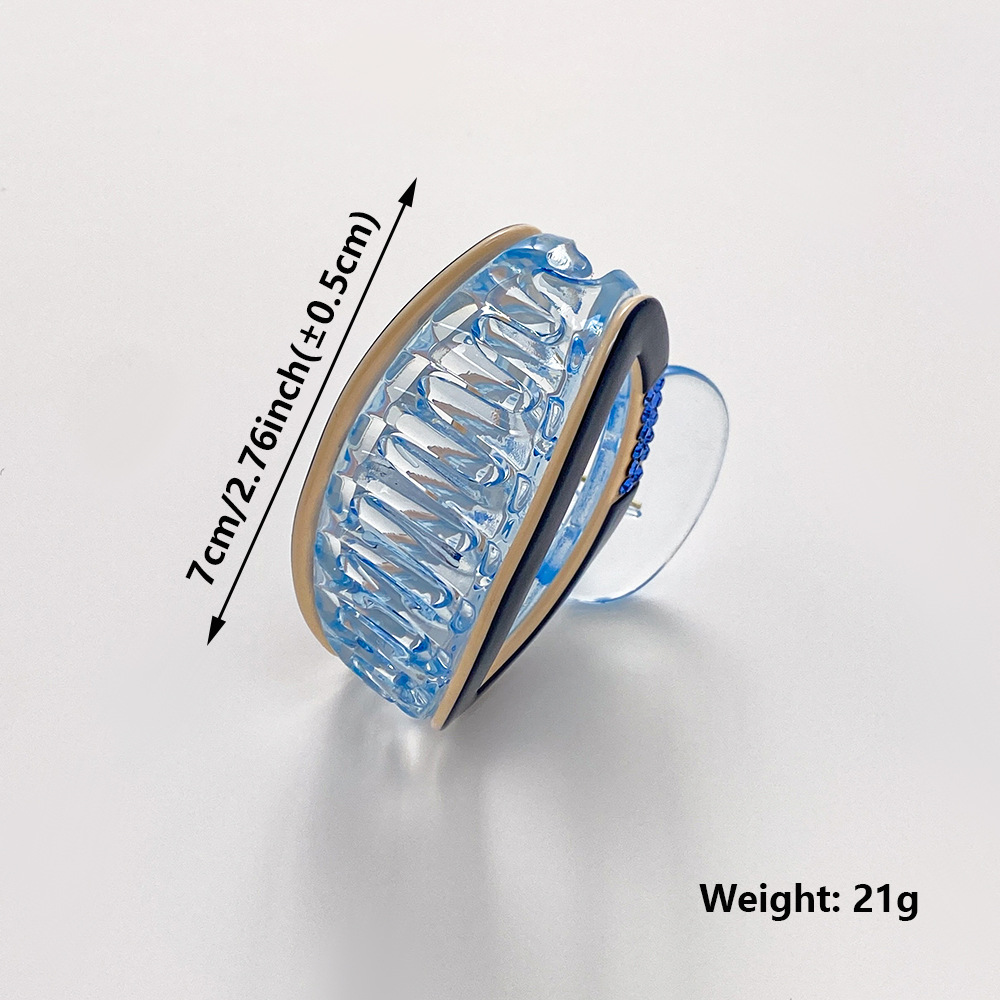 Diamant Ovale clip Net rood half stropdas haar opgestoken haarspeld kinderen Bad clip schattige haarspeld Koreaanse stijl haaraccessoires Hoog gevoel_voghion.com