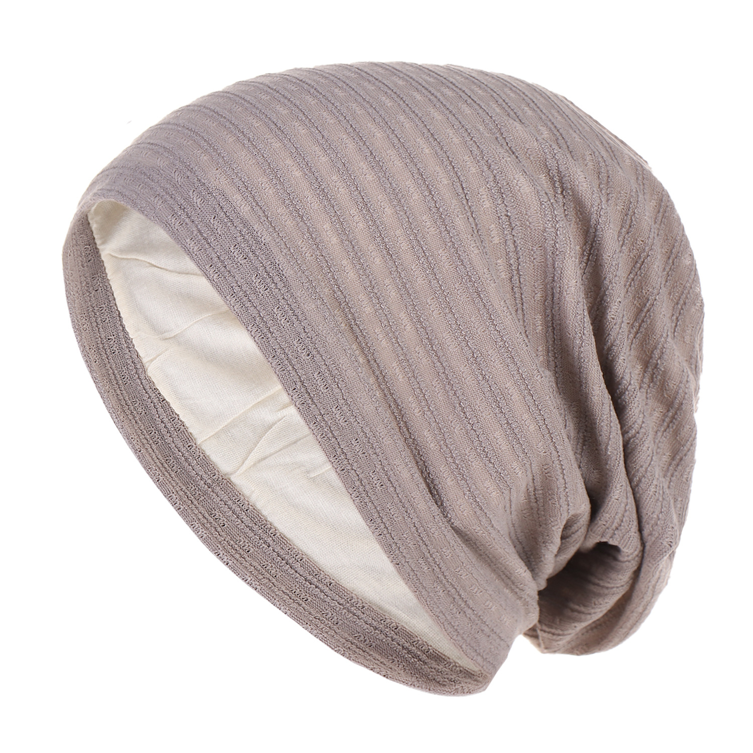 European and American autumn and winter New pullover cap Women's headscarf cap confinement cap nightcap outdoor leisure bag headcap pile cap