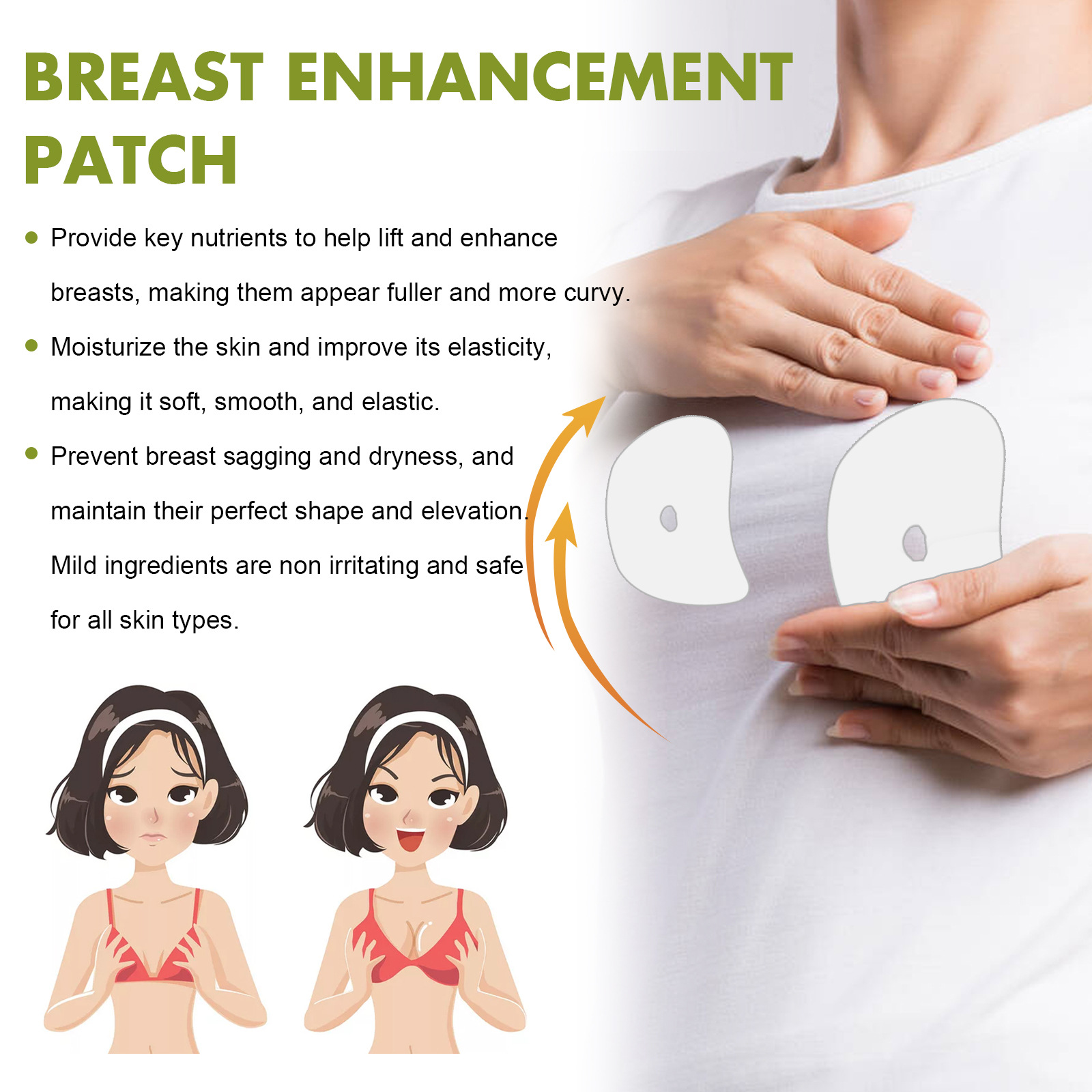 South Moon Chest Care Patch-up Gentle Breathable Women's Daily External Care Patch