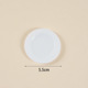 5.5cm round white plate