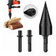 Wood splitting drill cross-border wholesale electric hammer drilling drill hole opener woodworking split cone tool set wood splitting artifact