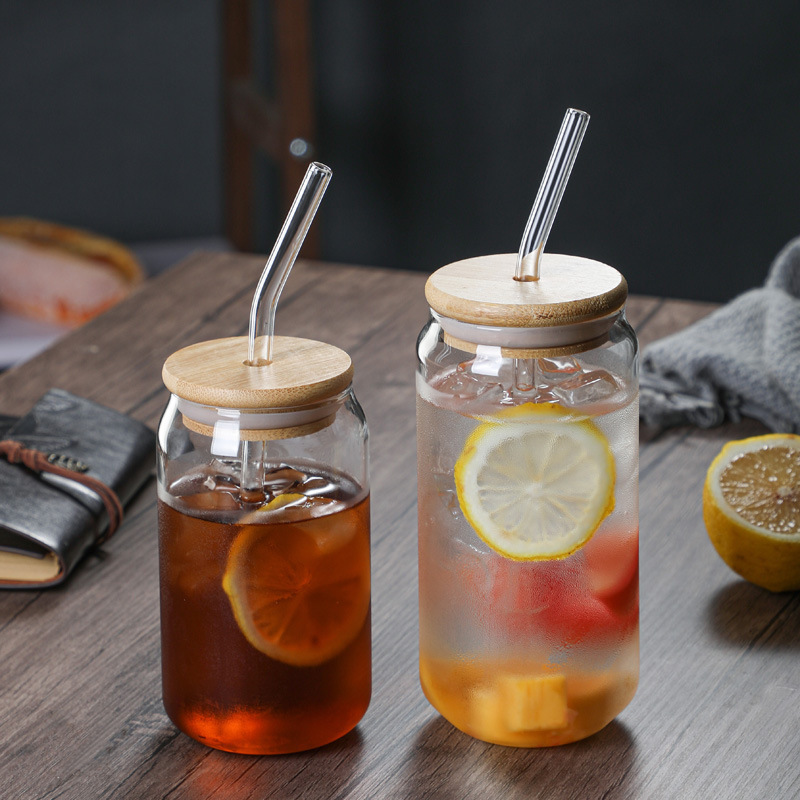 ミルクティーグラスカップルコーヒーカップ家庭用コーラカップ飲料カップ蓋付きストロー付き飲料カップ|undefined