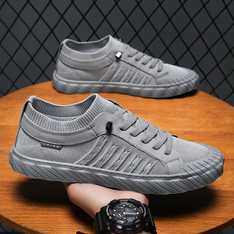 Labor Men's Shoes Summer Breathable Canvas Shoes Men's Work Site Korean-style All-match Non-slip Sports Casual Sneakers for Men