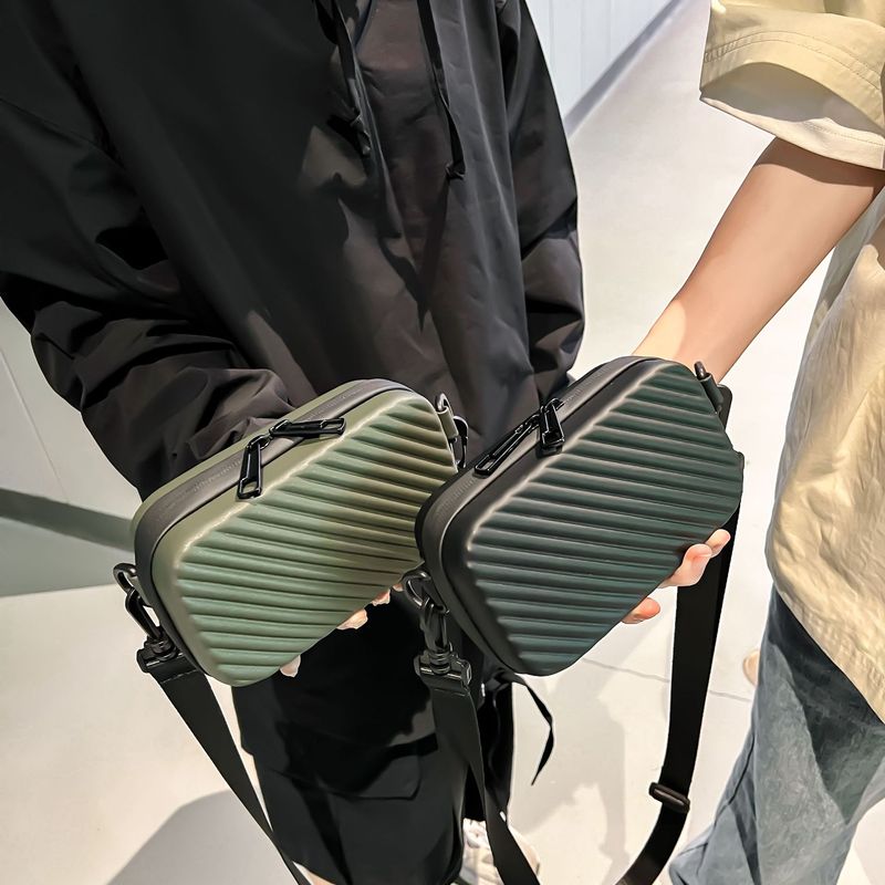 2023新品ファッションメンズバッグブラックボックス型ミニシングルショルダーバッグ高級感オシャレ小方バッグレディースショルダーバッグ|undefined