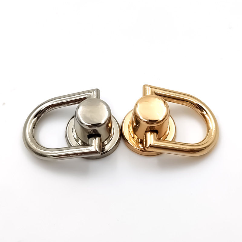 Spot mobile phone case hanging buckle jewelry box handle decorative nail belt ring monk head hanging buckle gun black nipple nail hanging buckle