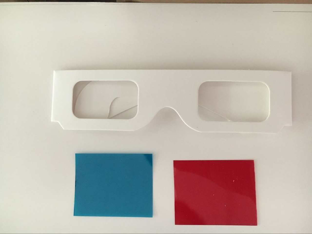 Factory spot paper frame 3d glasses 3d stereo glasses red and blue 3D glasses