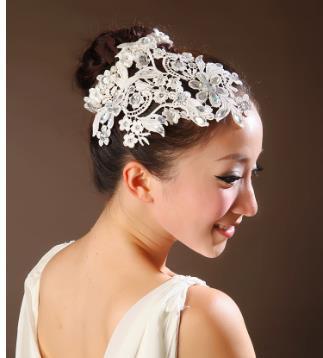 Clearance headdress flower bridal stage feather headdress hair accessories bridal accessories bridal crown accessories wholesale studio supplies