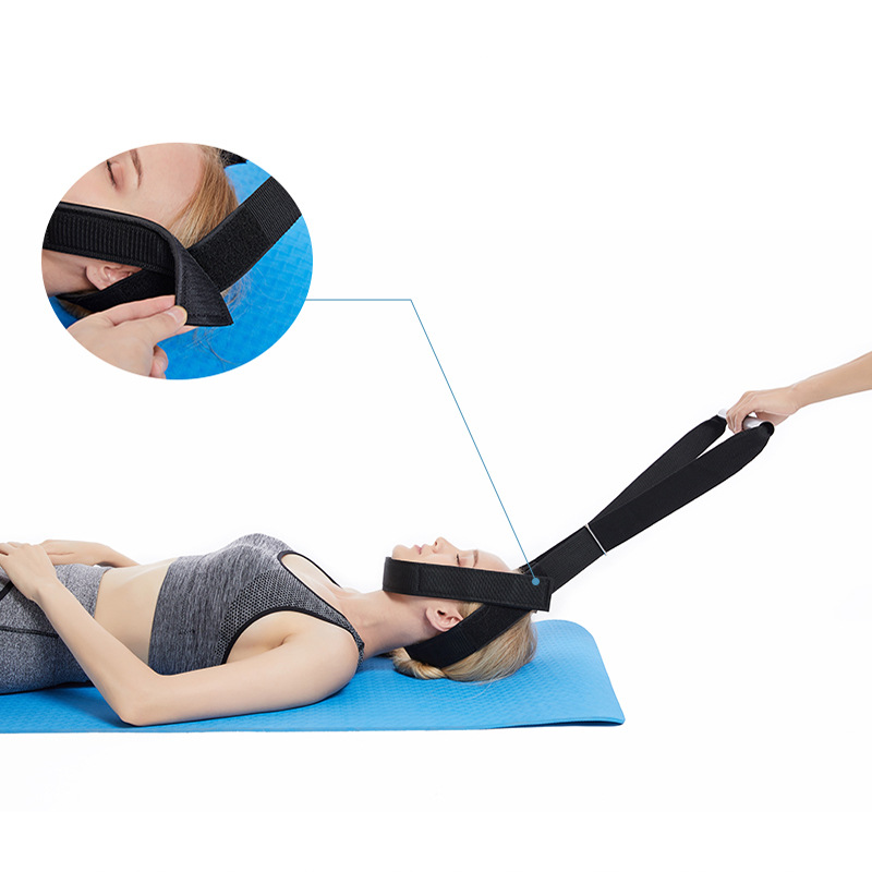 Factory direct supply Y-type neck traction belt cervical massage decompression stretching tool strap neck physiotherapy aid
