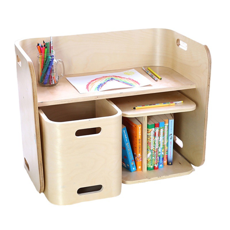 Children's Baby Table and Chair Set Study Table Children's Desk Simple Home Desk Writing Table and Chair Set