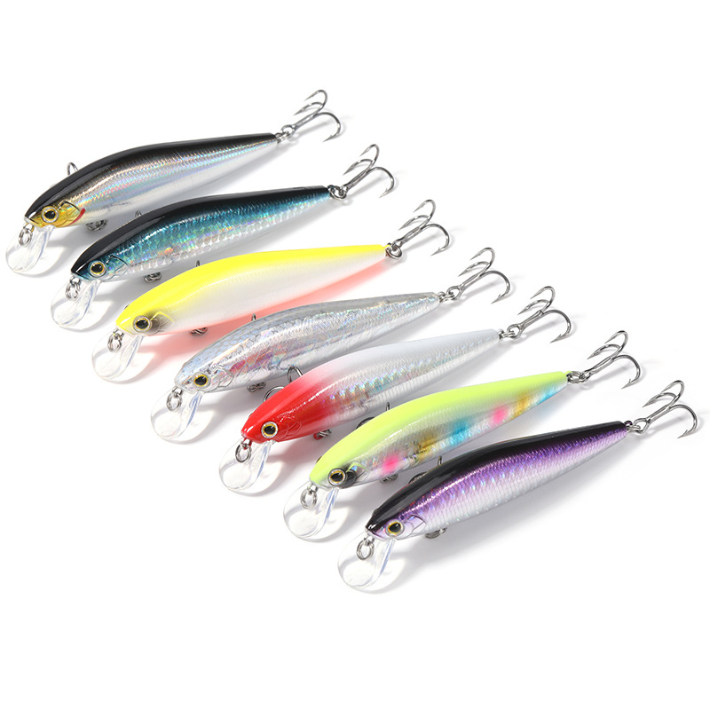 Wholesale Luya Bait Long-cast Submerged Mino 4g 7g 10g 14g Mino Long Tongue Plate Reinforcing Hook God Bait