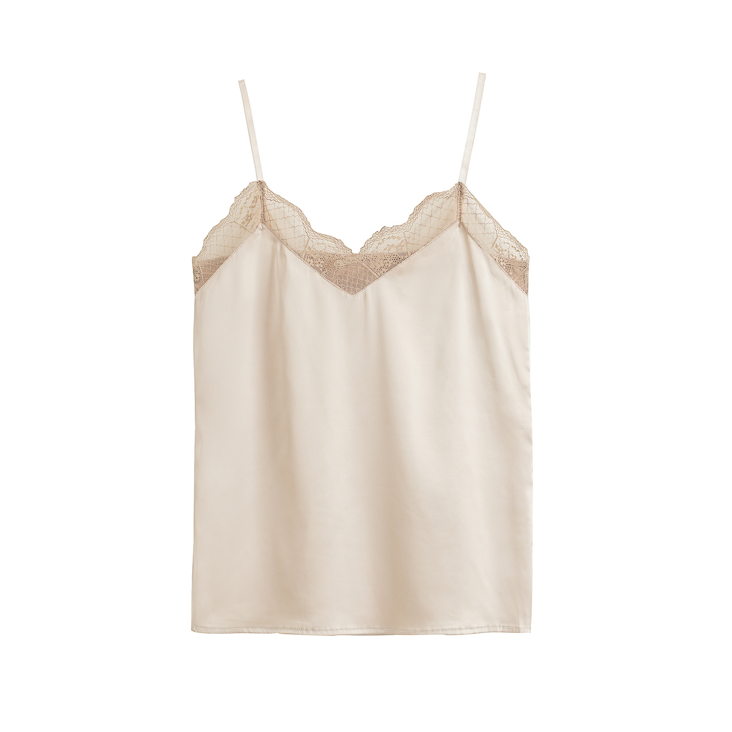 Camisole Women's Inner Vest Summer Girl's Inner Lace Silk Satin Small Camisole Outer Top Base Shirt
