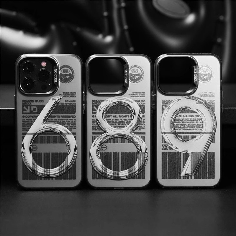 Trendy Digital for iPhone 14 Pro Case, High-End Apple 13 Protective Cover, Personalized for Men 11/12
