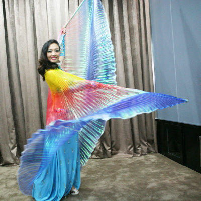 2023 new belly dance women's watch performance accessories wings
