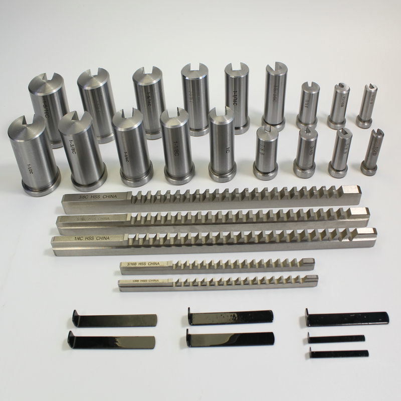 30-piece inch broach suit involute spline broach standard parts metric broach keyway push knife in stock