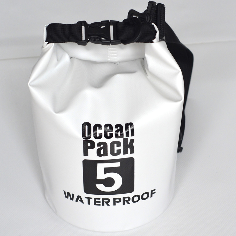 Factory Direct PVC Waterproof Bucket Bag Summer Camping Drift Tracing Bag Beach Waterproof Bag Single and Double Shoulder Waterproof Bag