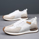 Men's breathable summer shoes sneaker men's casual shoes genuine leather White shoes men's shoes all-matching argan shoes