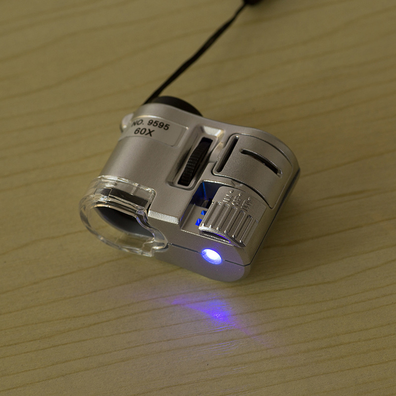 Factory direct LED miniature microscope 9595 microscope White