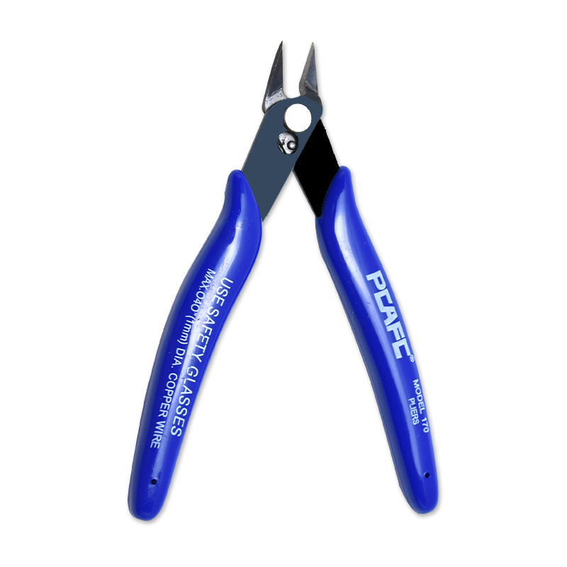 Factory direct 170 cutting pliers water mouth pliers diagonal pliers industrial grade high carbon steel pointed nose pliers diagonal pliers small 5 inch