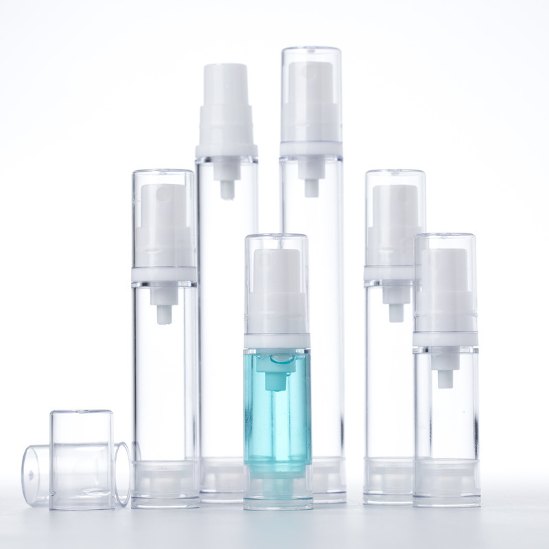 Travel portable vacuum spray bottle small watering can cosmetics sub-bottled small sample lotion fine mist press empty bottle