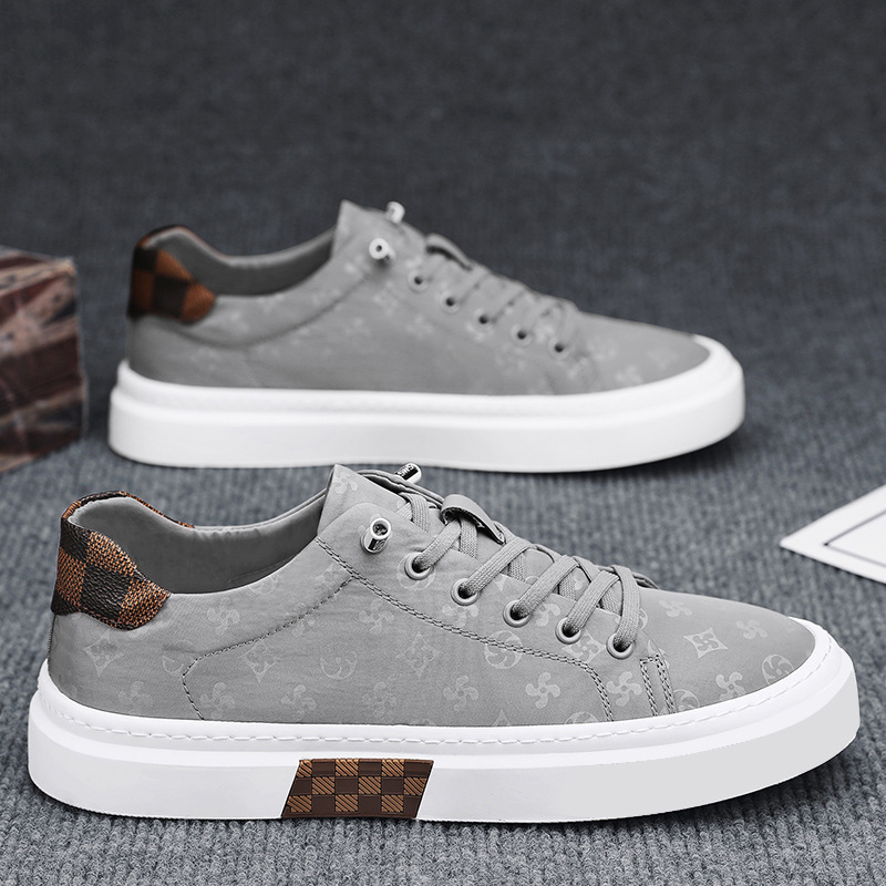 Canvas men's shoes summer breathable Ice Silk thick bottom black work cloth shoes men's sports casual all-match flat shoes