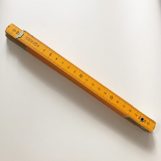 Wooden folding ruler folding ruler wooden ruler metric scale ruler drawing tool teaching supplies 1.5 m folding 1 m ruler