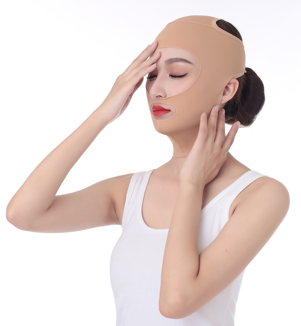 v face mask massage instrument face lifting sleep bandage small face carving men and women v face artifact card