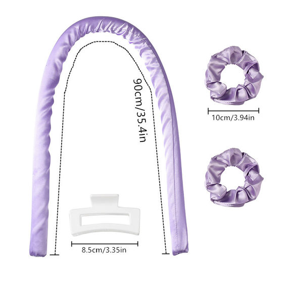 European and American hot sale non-hot lazy artifact hair curler sponge foam sleep curler big wave roll four-piece set