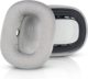 Mesh water silver earmuffs 1