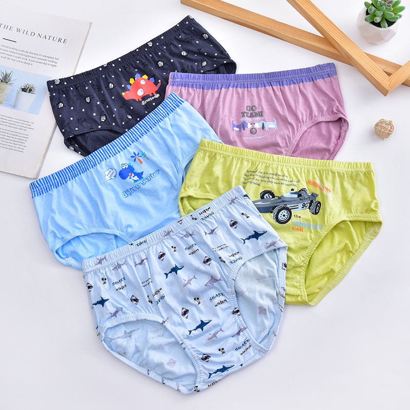 Single Special Offer Children's Underwear Boys' Briefs Cartoon Cotton Underwear Cotton Underwear Children's Underwear