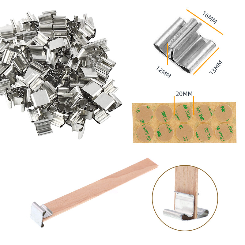 Wax core metal gasket candle core maintainer label bottom holder for making candle wick base holder wax Holder