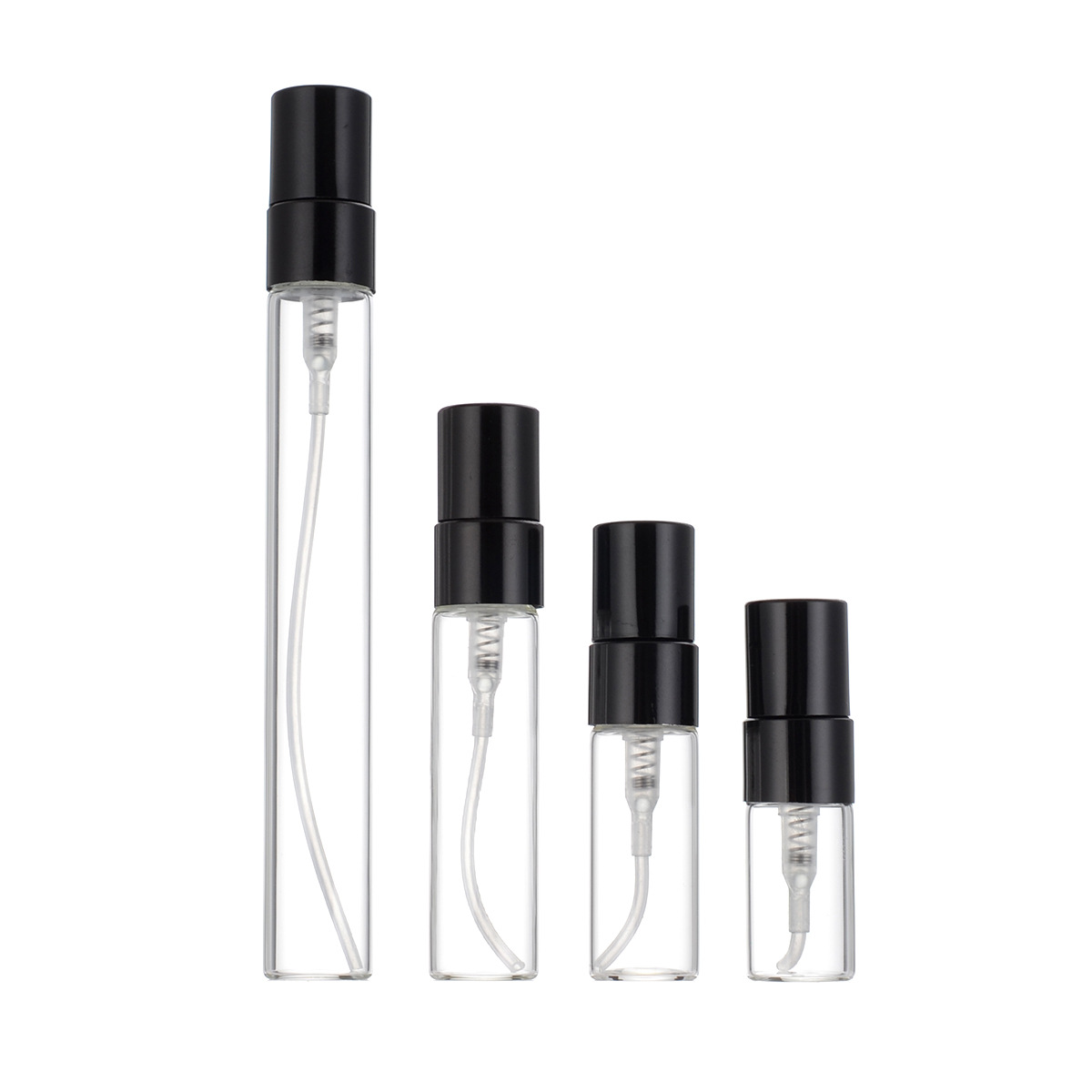 Оптовая продажа 2/3/5/10ML парфюмерные бутылки небольшой образец пустые бутылки портативный прозрачное стекло мелкий спрей