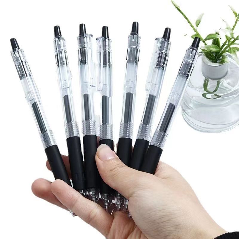 Brush pen ST Head Press gel pen 0.5 gourd head black pen student examination pen boxed gel pen wholesale