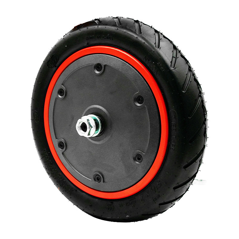 廠家直銷電動滑板車配件Pro2 350w電機驅動前輪一體輪胎電機