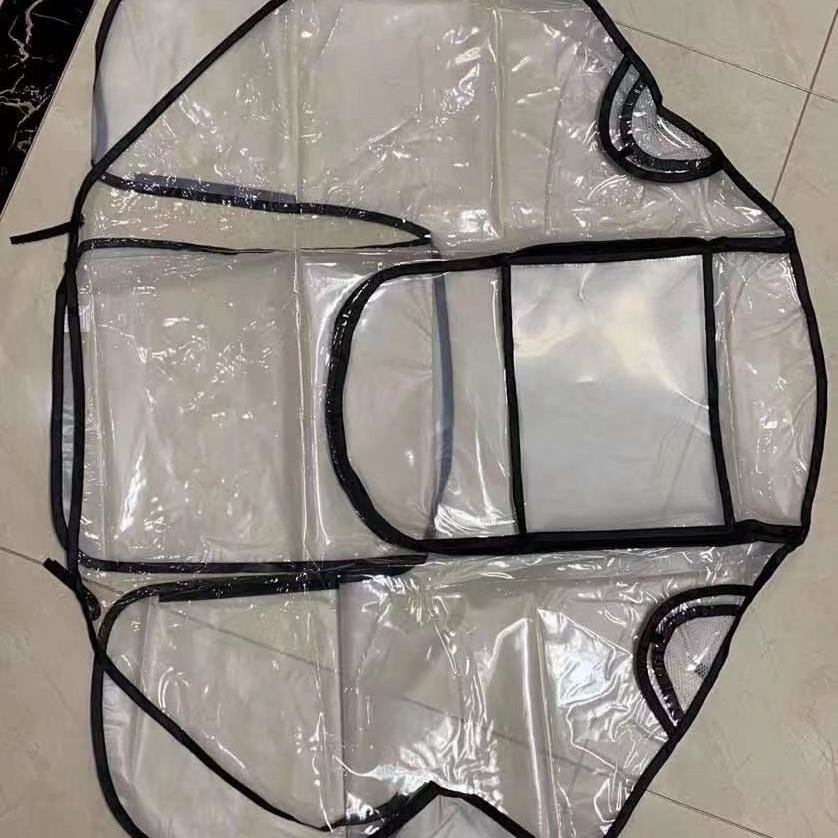 Universal stroller rain cover children's car windshield baby stroller umbrella car rain cover stroller protective cover raincoat