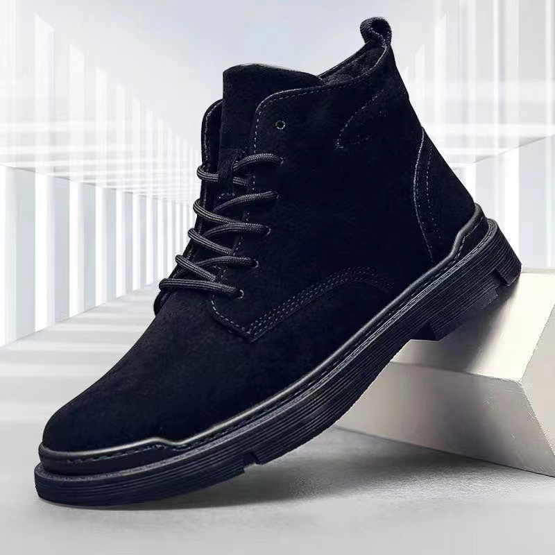 Autumn and Winter new warm men's shoes high-top Martin boots workwear boots men's shoes Warwolf fashionable breathable thickened men's boots