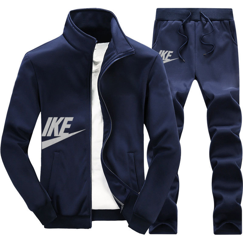 M-8XL Autumn suit Men's 2025 New Korean Fashion Men's Casual Sports suit Long Sleeve Two-Piece Set