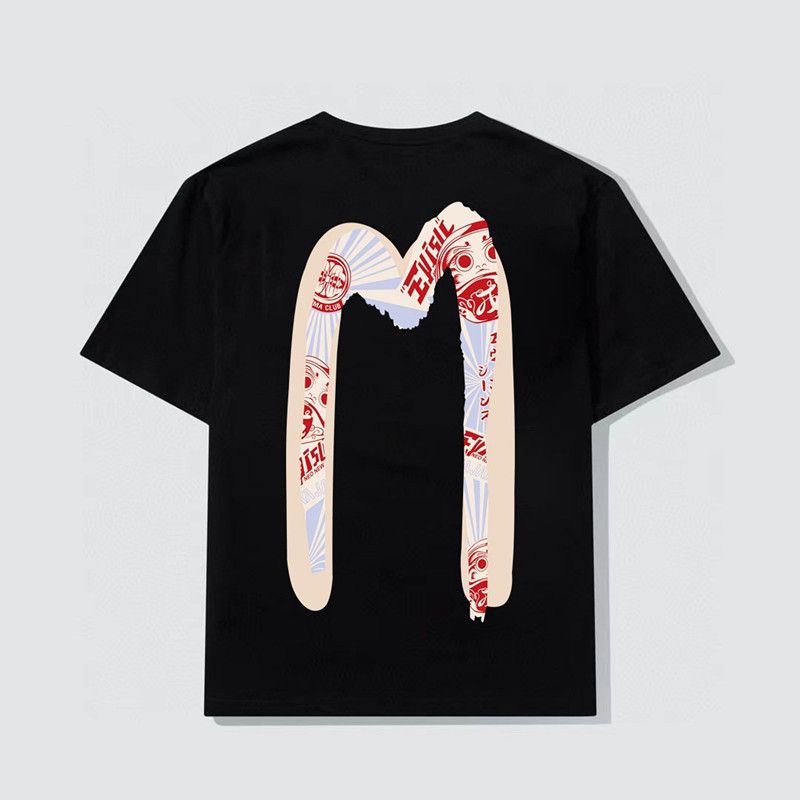 thumbnail for A dropshipping summer new fashion brand Fushen big M print short-sleeved T-shirt for men and women