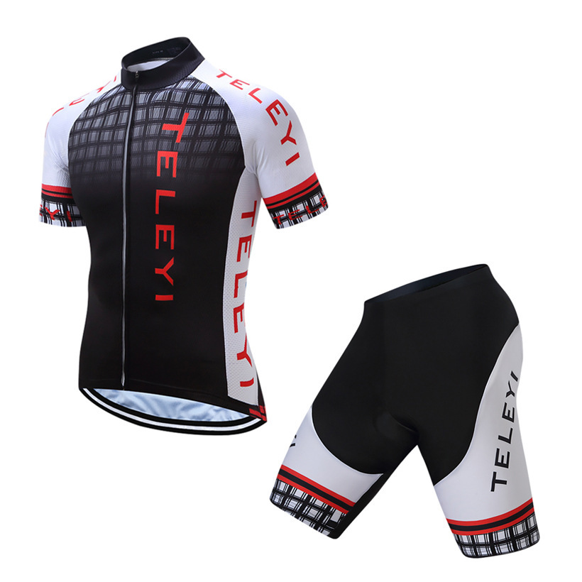 TELEYI cycling suit suit hot selling cycling suit bicycle racing suit short sleeve cycling suit M2