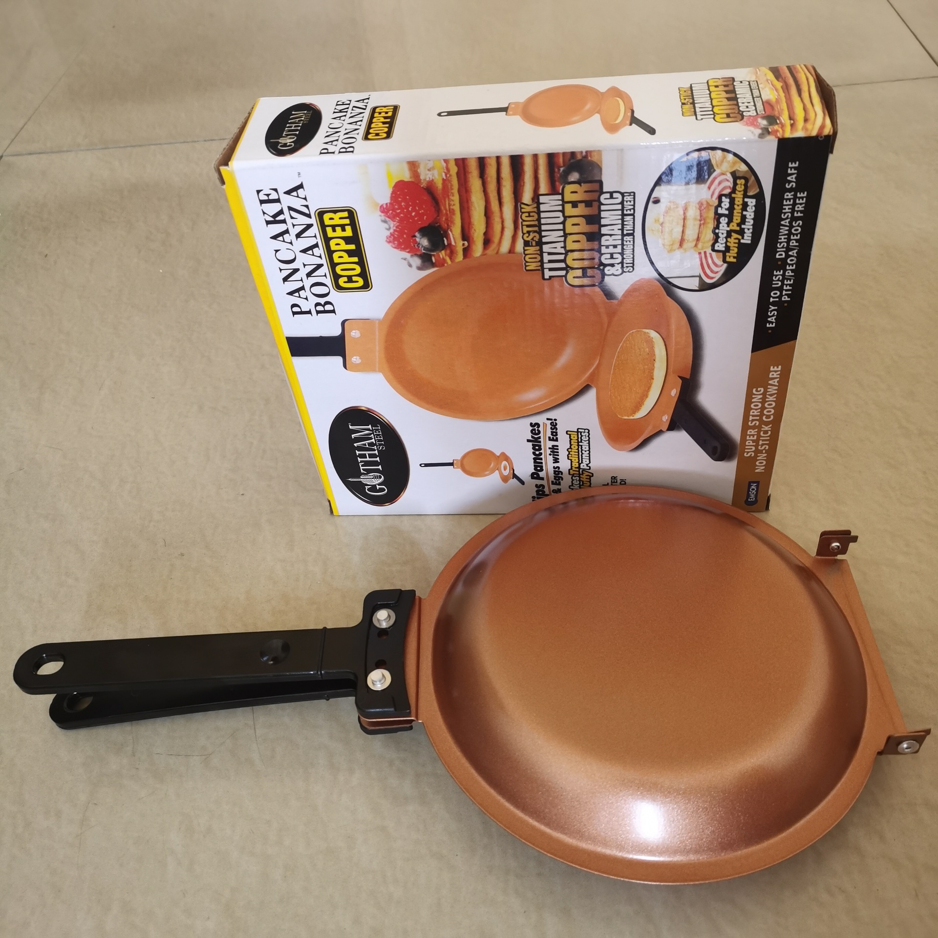 Cross-border Amazon cake pan Mexican folding frying pan breakfast pan complementary food Pan