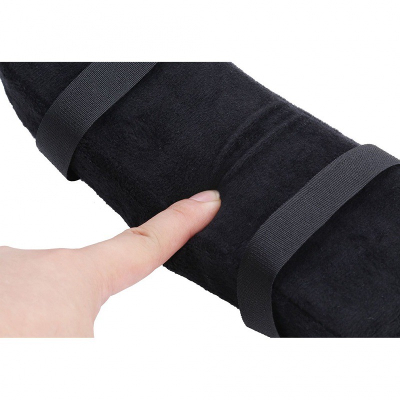 Black Single Memory Foam Elbow Chair Armrest Cushion Office Seat Armrest Cushion Seat Hand Pillow