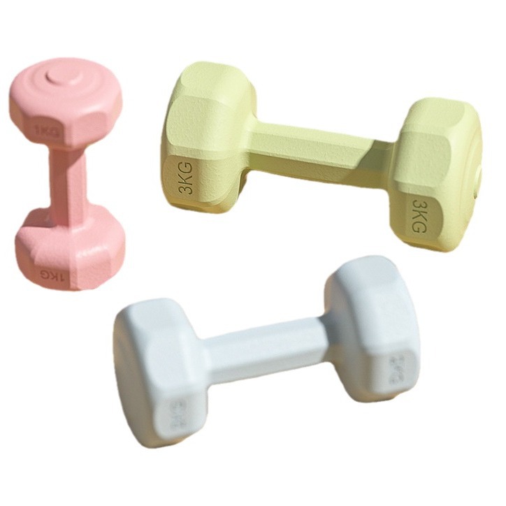 Dumbbell Women's Fitness Household Equipment Kettlebell Children's Primary School Men's Arm Muscle Training Yoga Small Dumbbell suit Combination