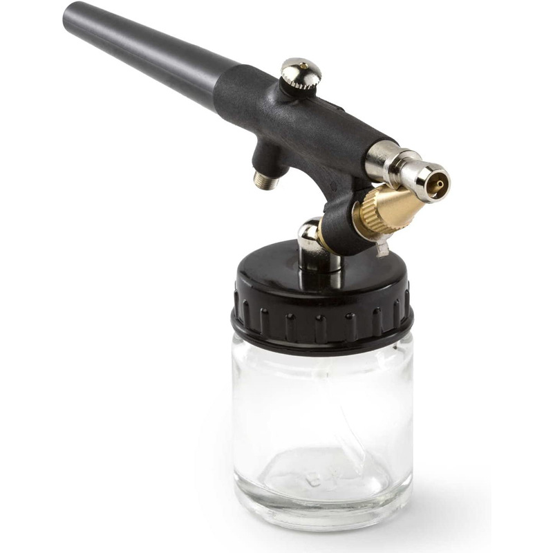Gundam model coloring furniture repair spray Pen art painting Single-Action lower pot spray paint small spray gun 138-0.8